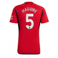 Muški Nogometni Dres Manchester United Harry Maguire #5 Domaci 2023-24 Kratak Rukav